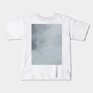 Tie Dye 004: Minimal Blue Cloud Kids T-Shirt